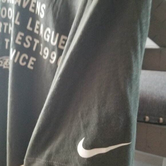 Baltimore Ravens Nike Dark Green Salute to Service Sideline Slub Dri-FIT T-Shirt - Picture 8 of 8